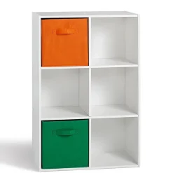 Étagère de rangement 6 cases - H91,5 x L61,5 cm