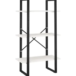 Étagère de rangement Blanc 60x30x105 cm Bois de pin massif vidaXL