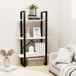 Étagère de rangement Blanc 60x30x105 cm Bois de pin massif vidaXL