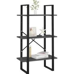Étagère de rangement gris 60x30x105 cm bois d'ingénierie vidaXL