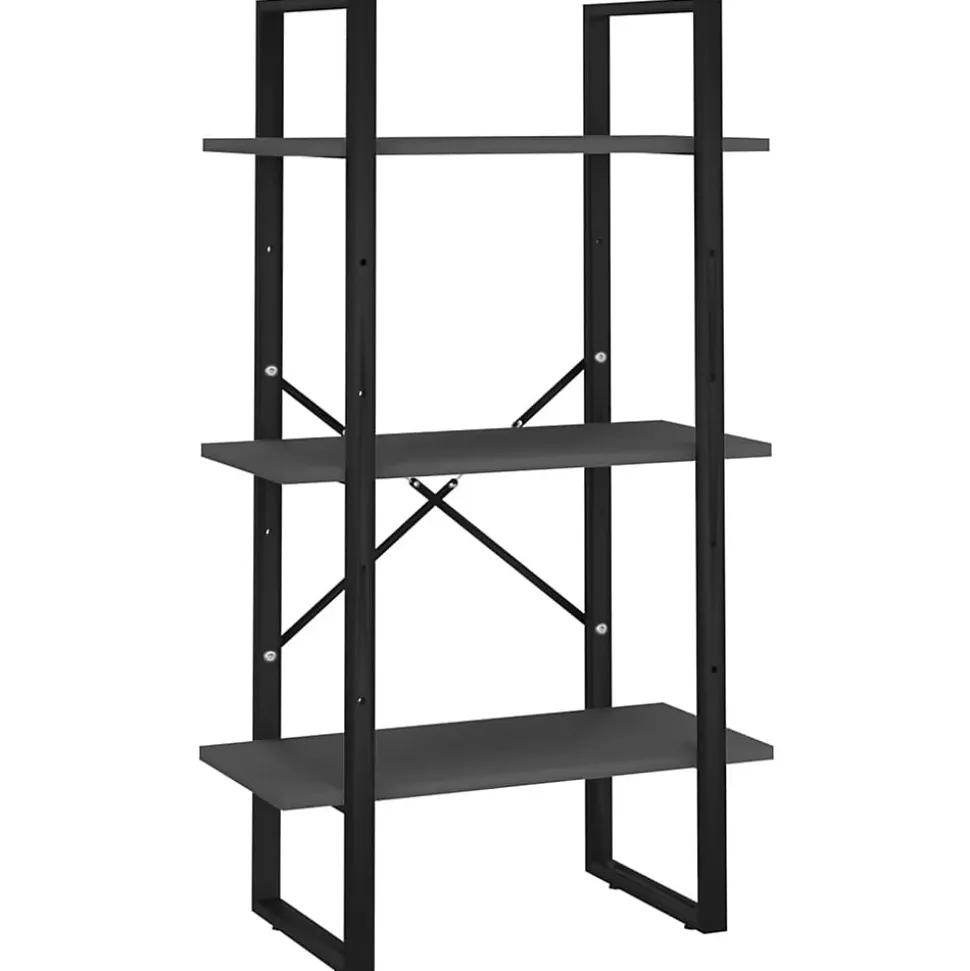 Étagère de rangement gris 60x30x105 cm bois d'ingénierie vidaXL