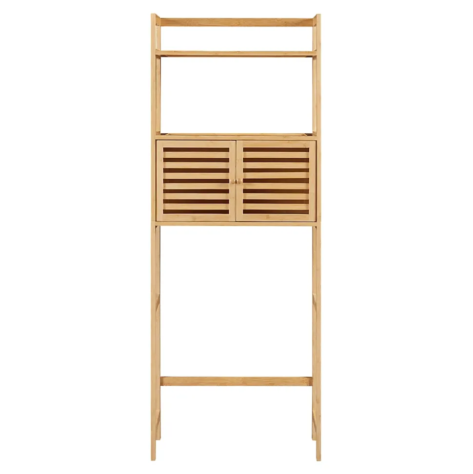 Étagère de toilette Haugesund bambou 158 x 60 x 26 cm naturel en.casa