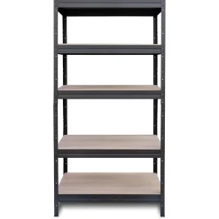étagère Design Industriel Charges Lourdes Jusqu'à 600 Kg Noyer Clair