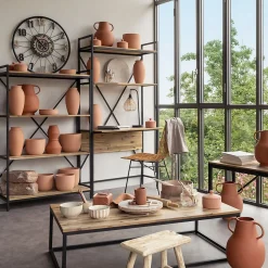 Étagère Edena - métal & bois d'acacia H141 cm - Atmosphera