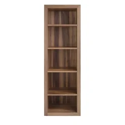 Étagère en Bois de Noyer Naturel pour un Intérieur Élégant