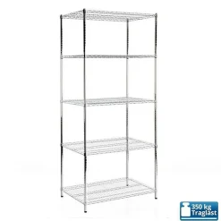 Étagère en métal 60 x 35 x 90 cm, Charge Max : 350 kg