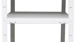 Étagère en métal blanc Schulte Regalwelt Powermax H. 180 x L. 75 x P. 35 cm