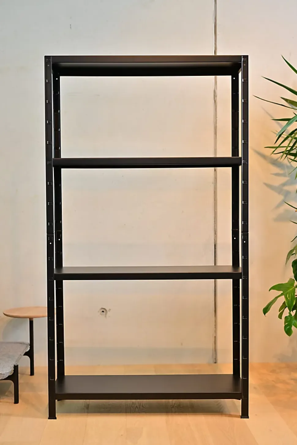 Étagère en métal noir Schulte Powermax H. 180 x L. 60 x P. 40 cm