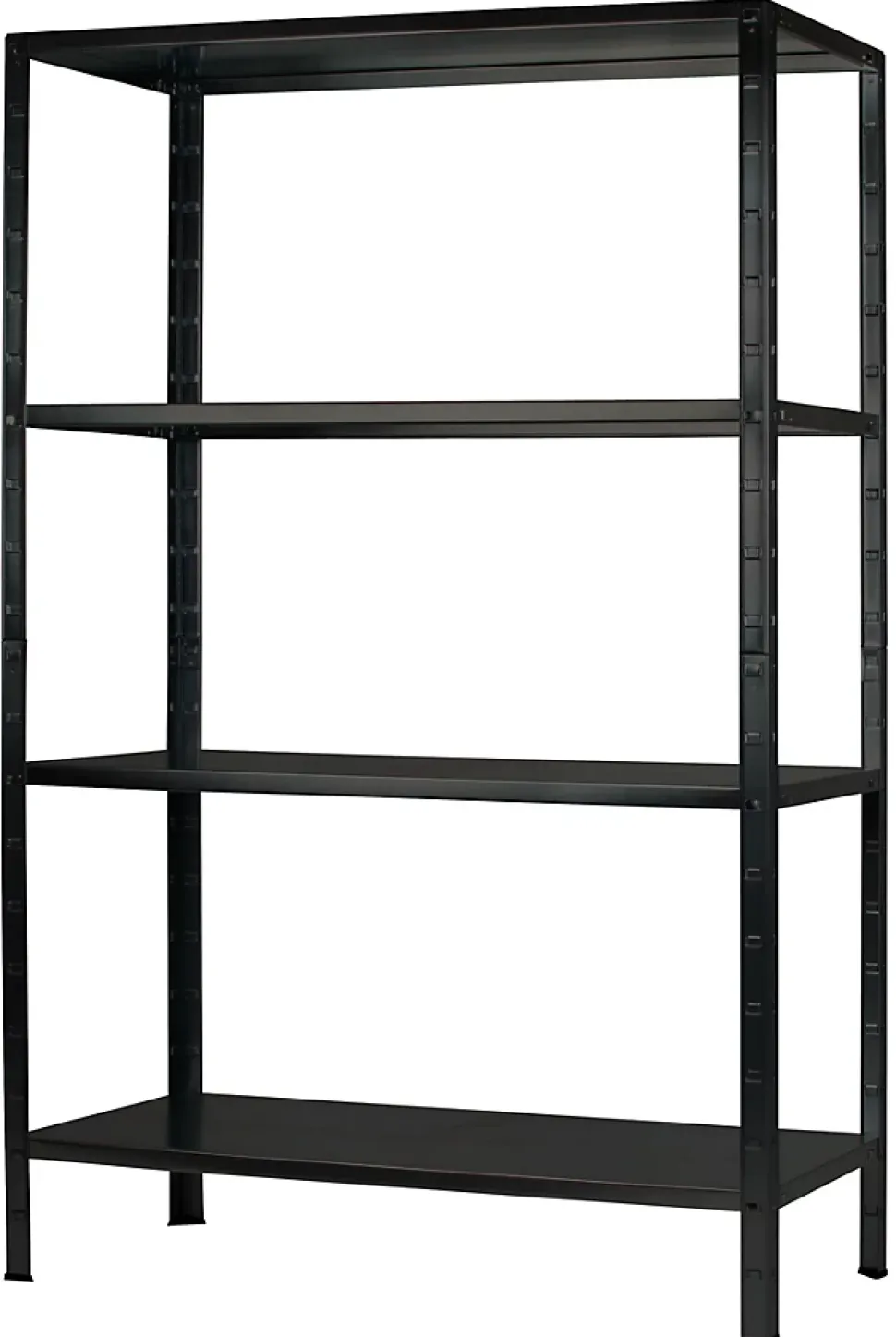 Étagère en métal noir Schulte Powermax H. 180 x L. 60 x P. 40 cm
