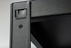 Étagère en métal noir Schulte Regalwelt Powermax H. 200 x L. 100 x P. 50 cm