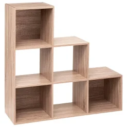 Étagère escalier 6 cases Effet chêne naturel Mix N' Modul - 5Five