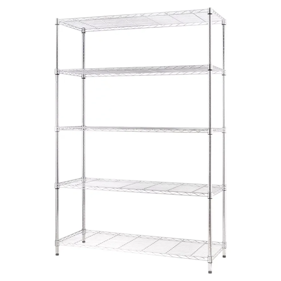 Étagère garde manger en acier H. 178,7 x L. 121,4 x P. 46 cm