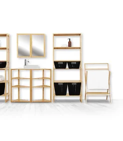 Étagère haute 2 niveaux 30cm Bambou Lab'n modul - 5Five
