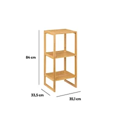 Étagère haute 2 niveaux 30cm Bambou Lab'n modul - 5Five