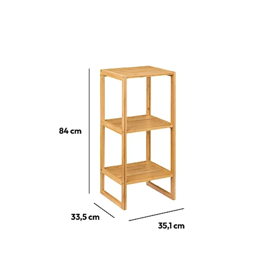 Étagère haute 2 niveaux 30cm Bambou Lab'n modul - 5Five