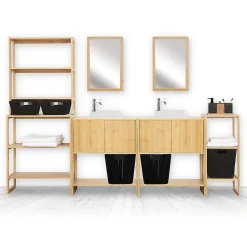 Étagère haute 2 niveaux 30cm Bambou Lab'n modul - 5Five