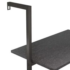 Étagère inclinée à 5 niveaux Noir 64x35x185 cm vidaXL