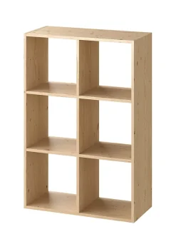 Étagère modulable 6 cubes en pin GoodHome Mixxit l. 70,9 x H. 105,4 cm
