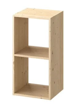 Étagère modulable 2 cubes en pin GoodHome Mixxit l. 36,3 x H. 70,8 cm
