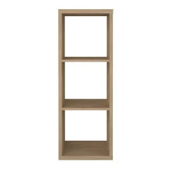 Étagère modulable 3 cubes GoodHome Mixxit effet chêne l. 38,9cm x H. 108cm
