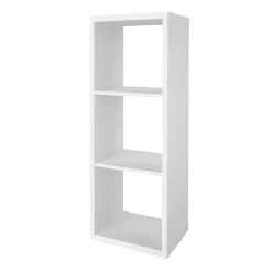 Étagère modulable 3 cubes GoodHome Mixxit blanc l. 38,9cm x H. 108cm