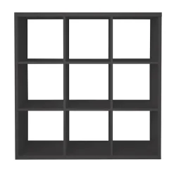 Étagère modulable 9 cubes GoodHome Mixxit anthracite l. 108,1cm x H. 108cm