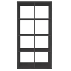 Étagère modulable 8 cubes GoodHome Mixxit anthracite l. 73,5cm x H. 142,6cm