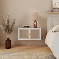 Étagère modulable 2 cubes GoodHome Mixxit blanc H. 73,5cm x l. 38,8cm