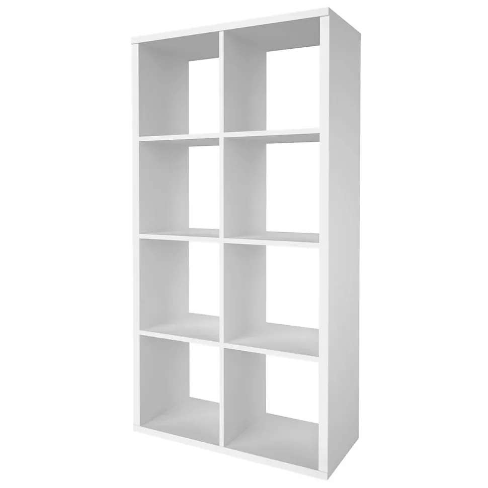 Étagère modulable 8 cubes GoodHome Mixxit blanc l. 73,5cm x H. 142,6cm