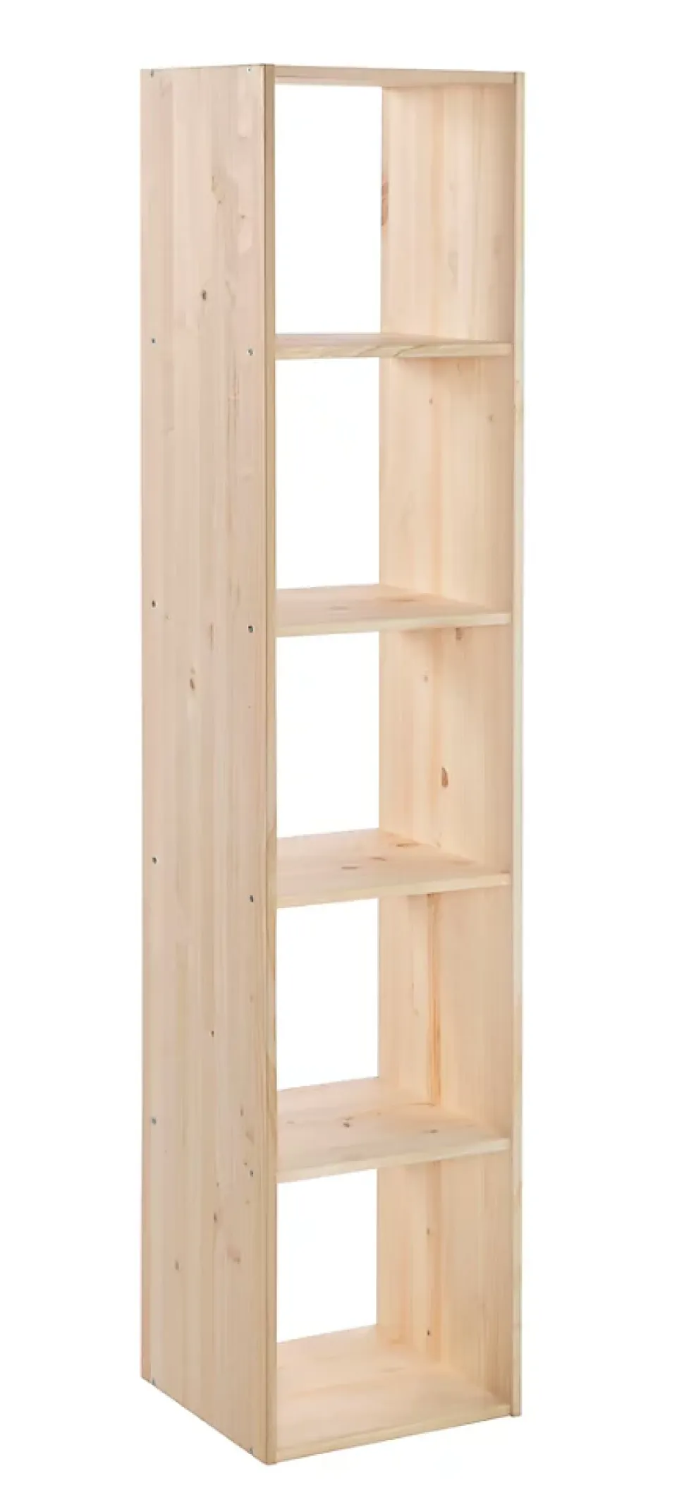 Étagère modulaire Dinamic avec 5 cubes en pin massif 174,6x36,2x33cm