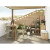 Étagère modulaire en pin massif Dinamic 3 tablettes
