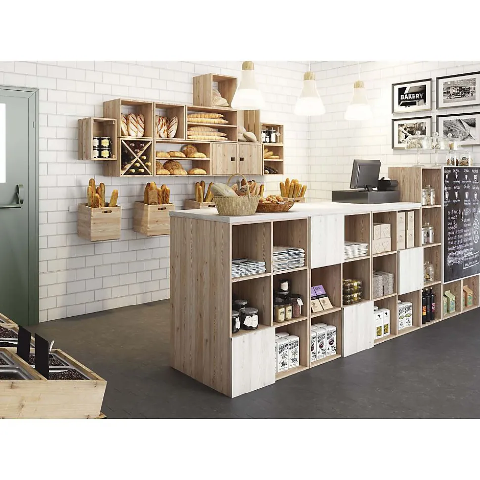 Étagère modulaire en pin massif Dinamic 3 tablettes