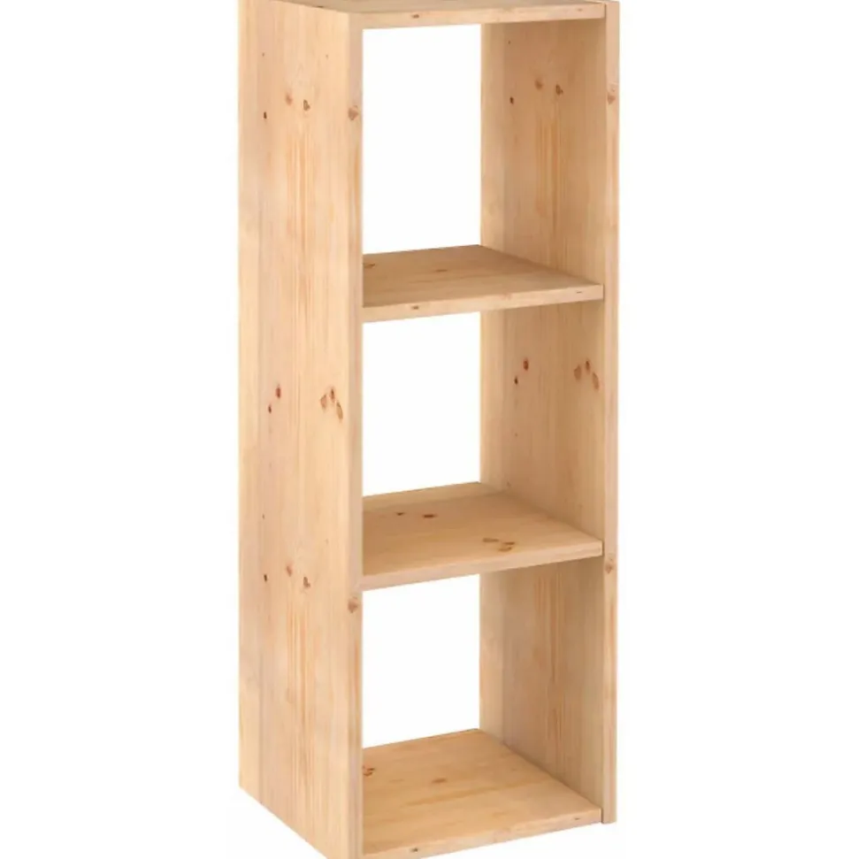 Étagère modulaire en pin massif Dinamic 3 tablettes