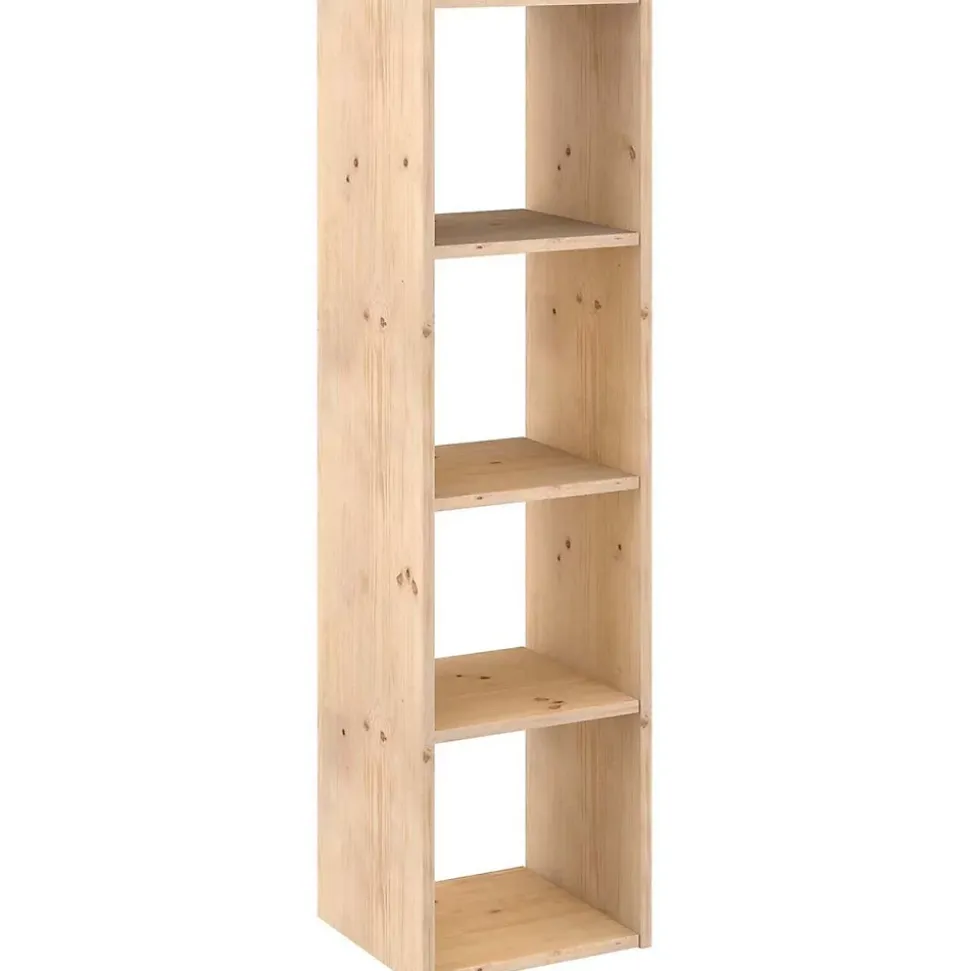 Étagère modulaire en pin massif Dinamic 4 tablettes