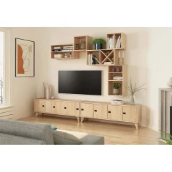 Étagère modulaire en pin massif Dinamic 4 tablettes