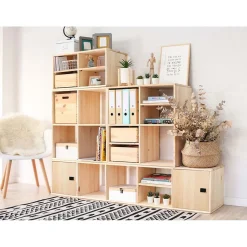 Étagère modulaire en pin massif Dinamic 4 tablettes