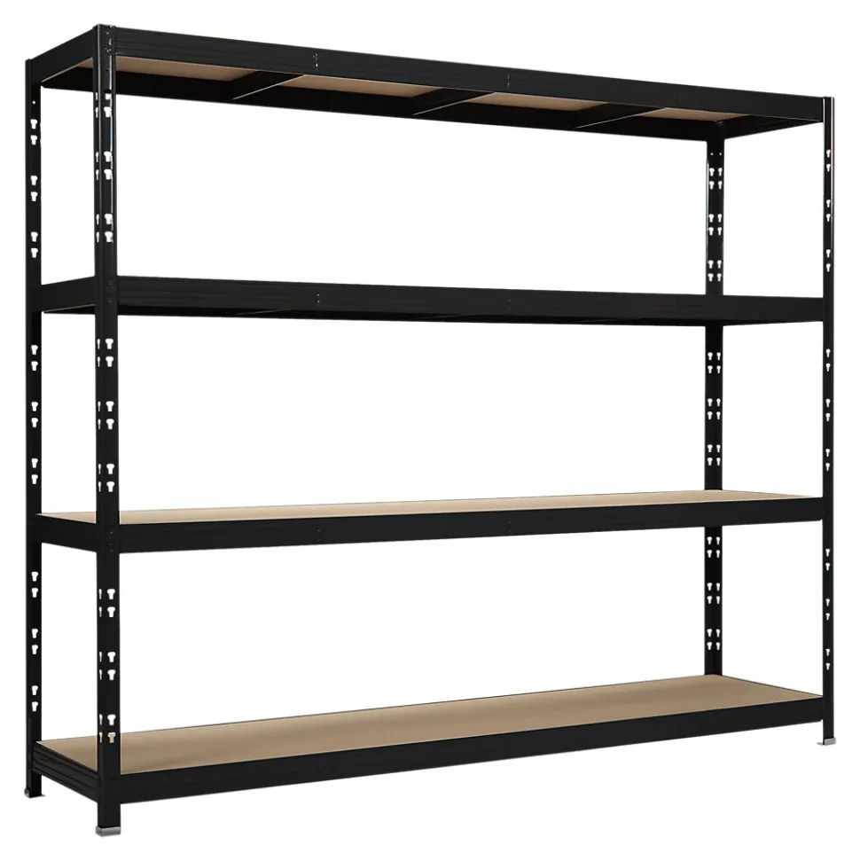 Étagère métal XXL 4 tablettes l.237 x H.200 x P.60 cm