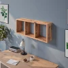 Étagère murale 3 cubes Triade chêne vintage
