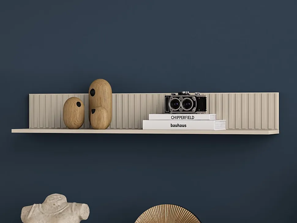 Étagère murale beige 120 cm CALETTO