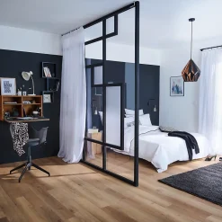 Étagère murale cube modulable Rigga Form, noir vendue par 3 pièces