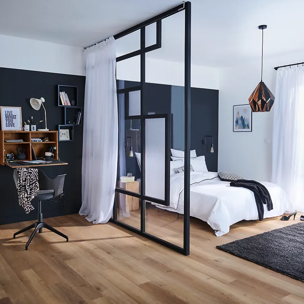 Étagère murale cube modulable Rigga Form, noir vendue par 3 pièces