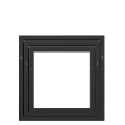 Étagère murale cube modulable Rigga Form, noir vendue par 3 pièces