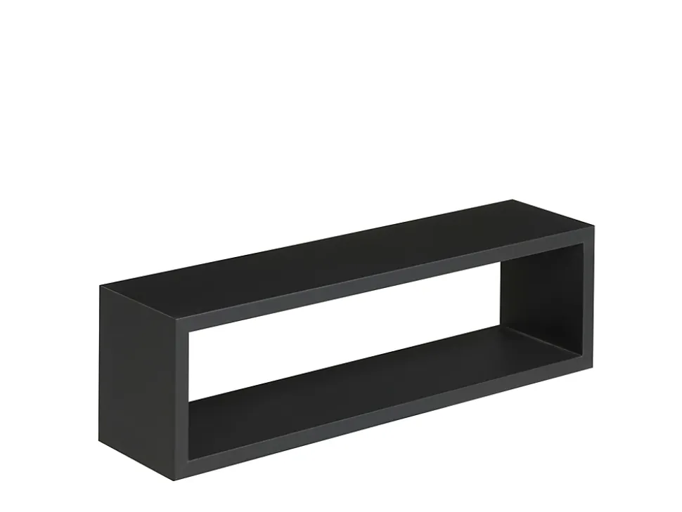 Étagère murale cube noir Chany L.59 x P.14,5 x H.17 cm Format