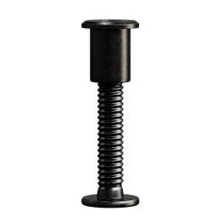 Étagère murale en aluminium noir mat GoodHome Caraway L. 80 cm x H. 36 cm