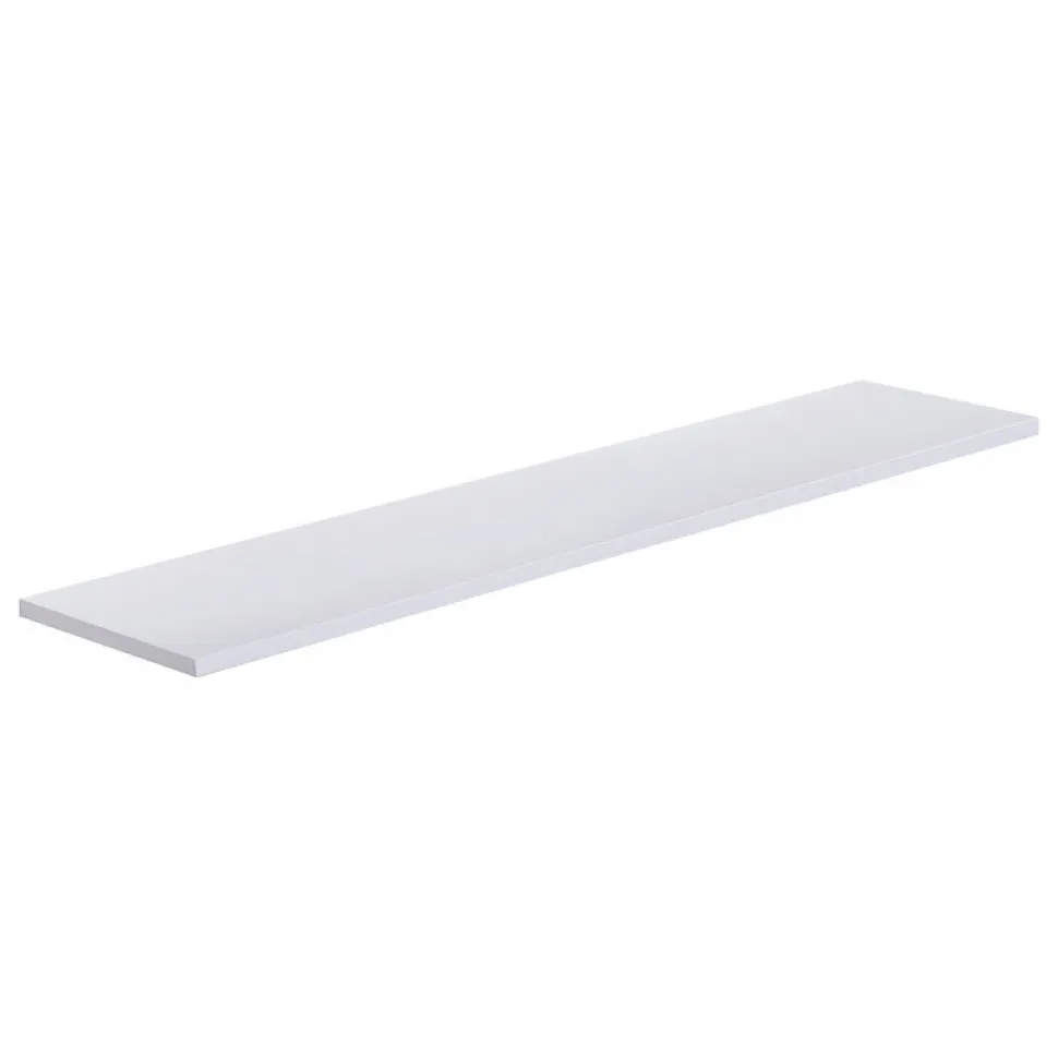 Étagère murale en bois blanc, 96x20x1,8 cm - Smart
