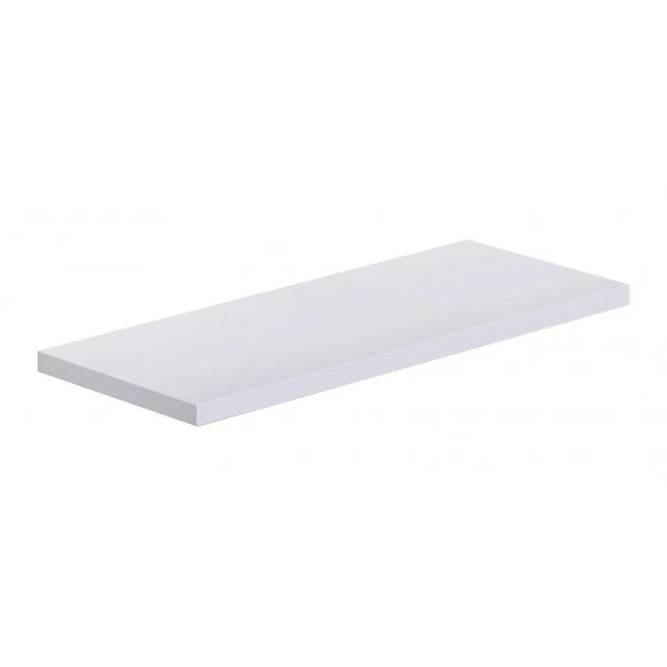 Étagère murale en bois blanc, 36x15,5x1,8 cm - Smart