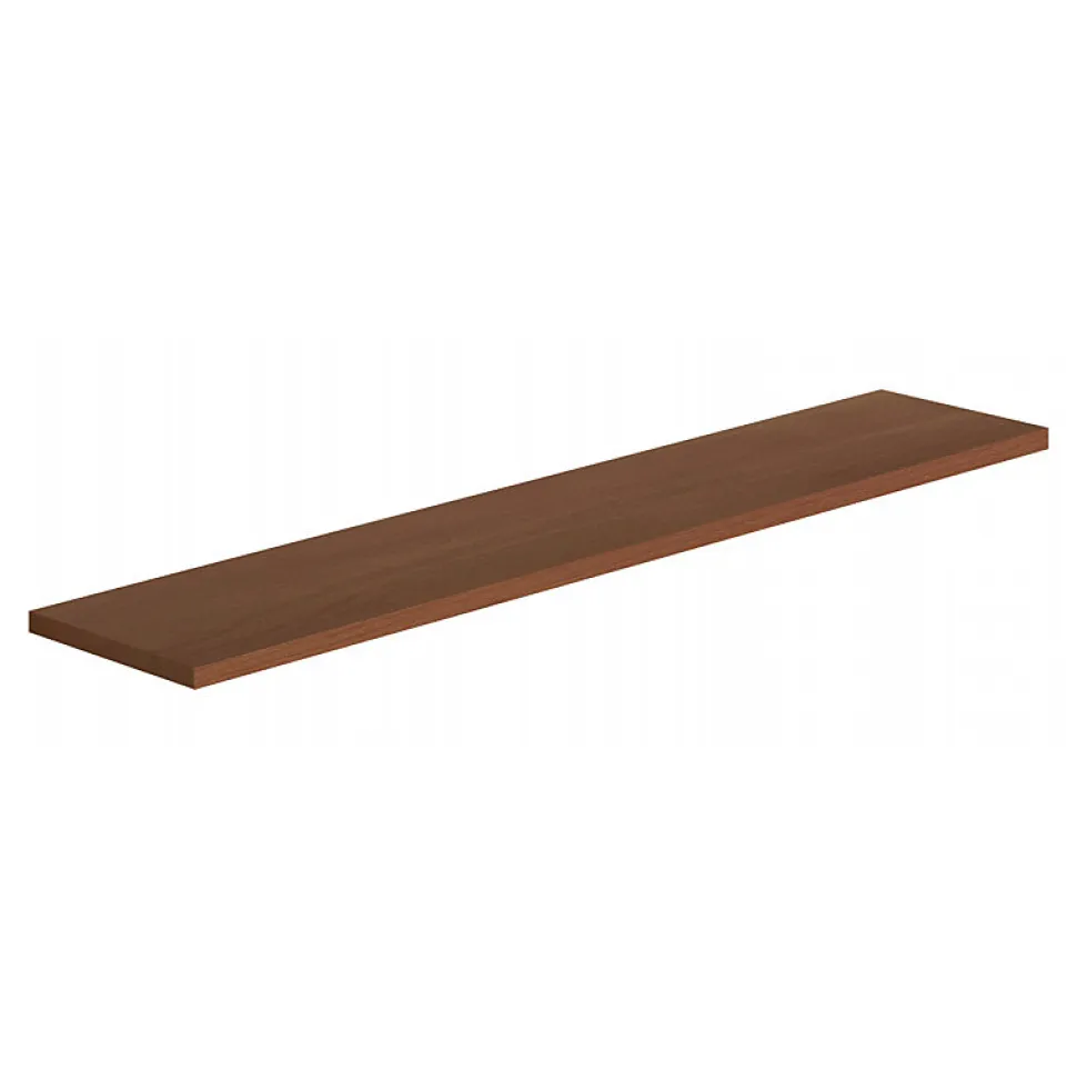 Étagère murale en bois, couleur cerisier, 76x15,5x1,8 cm - Smart