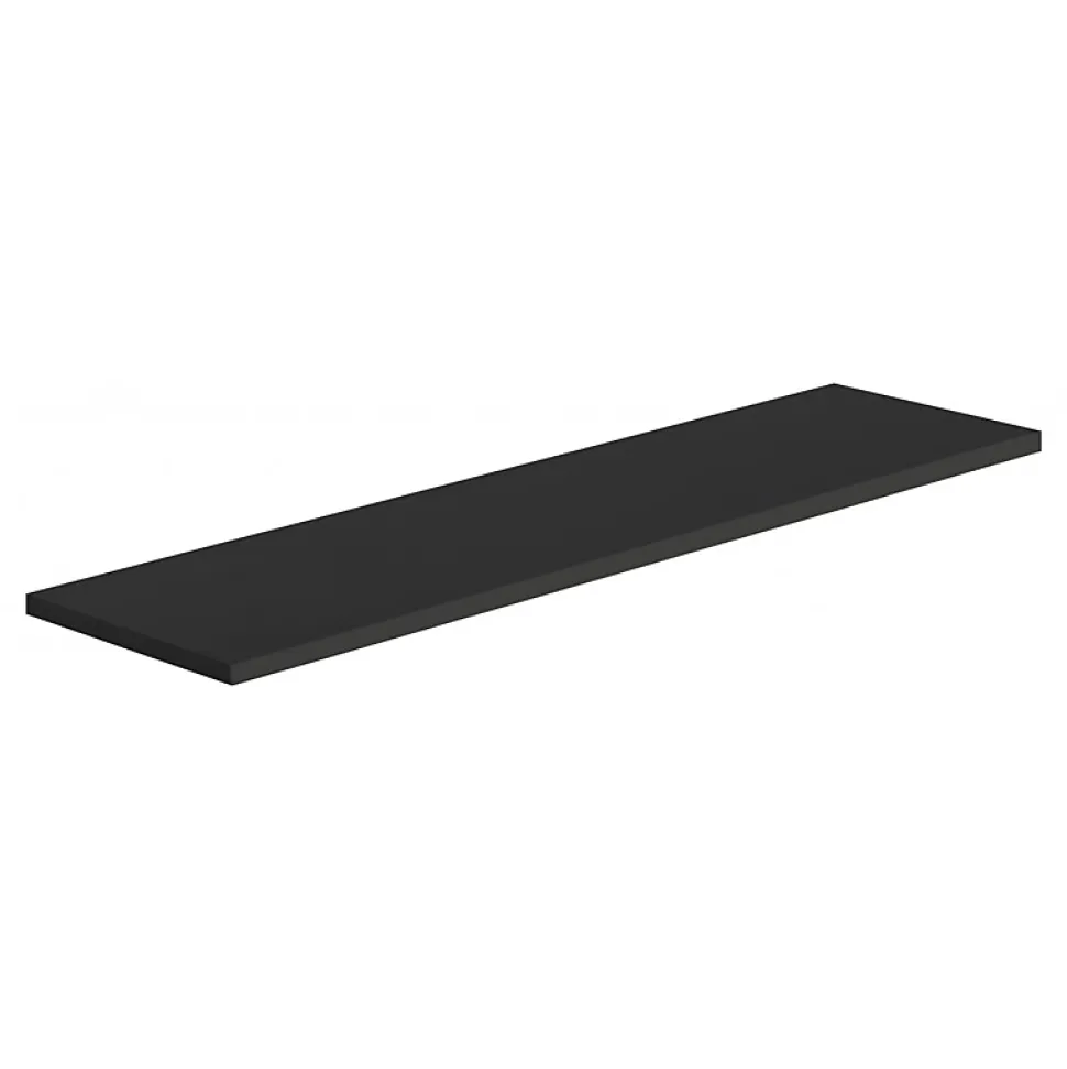 Étagère murale en bois noir, 76x20x1,8 cm - Smart