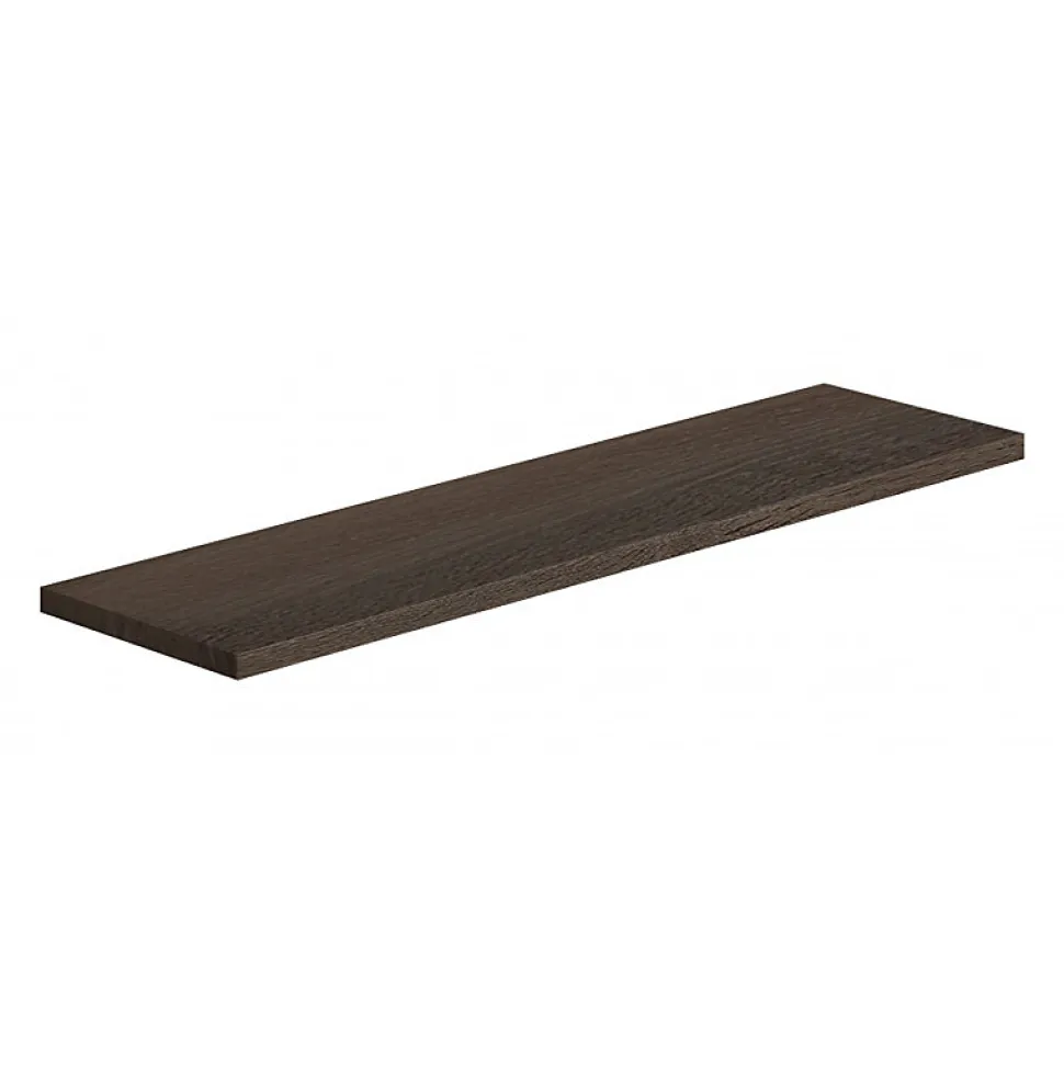 Étagère murale en bois, noyer, 56x15,5x1,8 cm - Smart