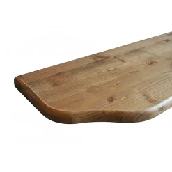 Étagère murale en bois, noyer, 116x24x2,4 cm - Saturno